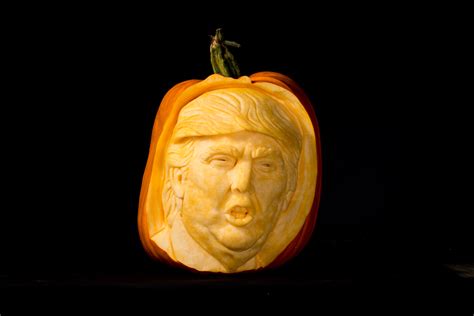 The Trumpkin Amazing Pumpkin Carving Created By