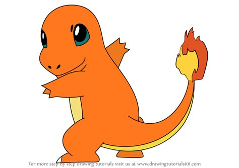 Begin by outlining each arm using two curved lines. Learn How to Draw Charmander from Pokemon (Pokemon) Step ...