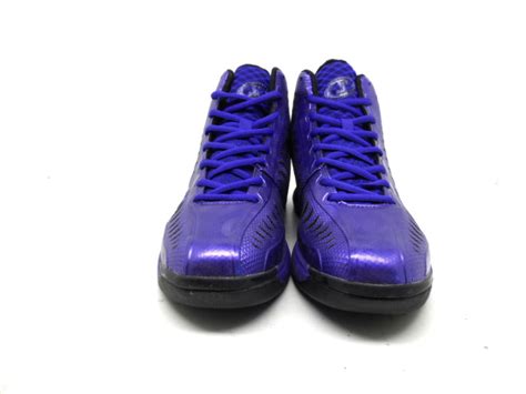 Spalding Mens Threat Jimmer Fredette Basketball Shoe Purpleblack Size