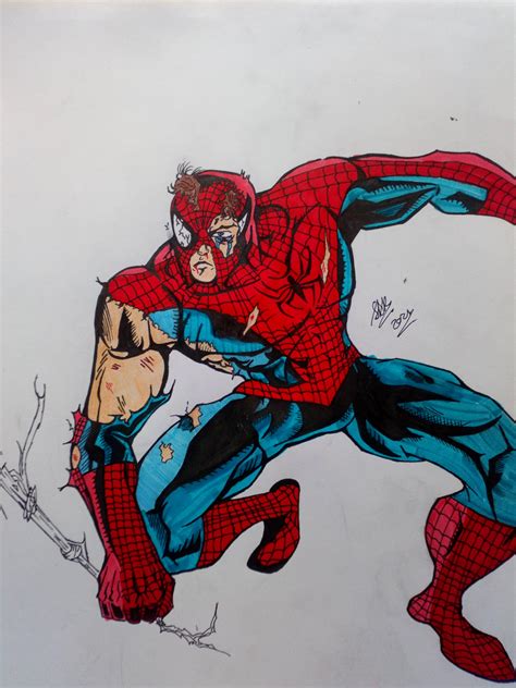 Things Get Serious When The Mask Gets Torn Oc Fanart Rspiderman