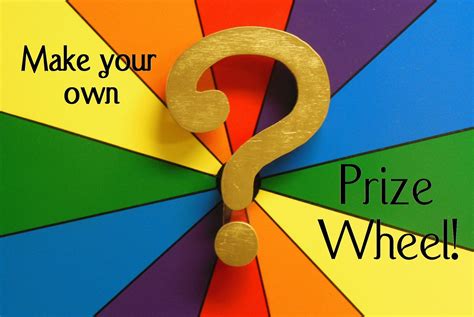 How To Make A Prize Wheel: Prize Spinner | Prize wheel 