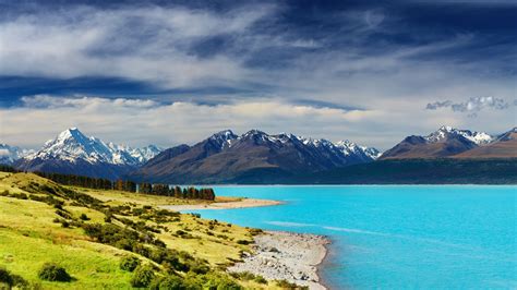 Wallpaper New Zealand River Mountains 5k Nature 16207