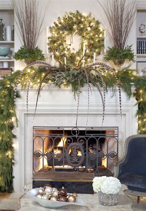 Fireplace Mantel With Tv Painted Brick Fireplace With Rustic Wood
