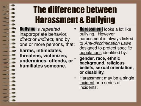 Ppt Harassment And Bullying Powerpoint Presentation Free Download Id3114800