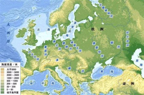 欧洲水系的主要特点