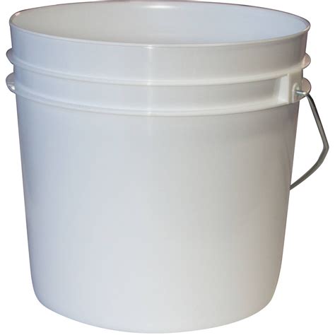 Argee 1 Gallon White Bucket 10 Pack