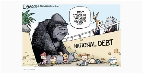 National Debt Cartoon Peter Grandich