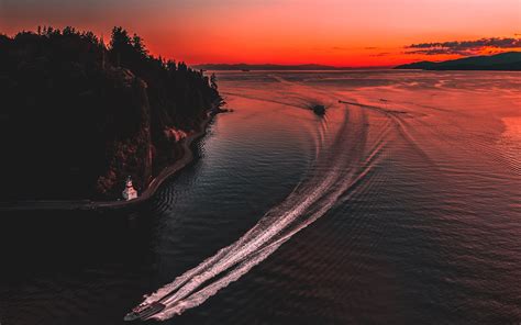 1920x1200 Resolution Boating And Sunset 1200p Wallpaper Wallpapers Den