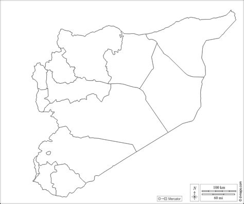 Siria Mapa Gratuito Mapa Mudo Gratuito Mapa En Blanco Gratuito Plantilla De Mapa Contornos