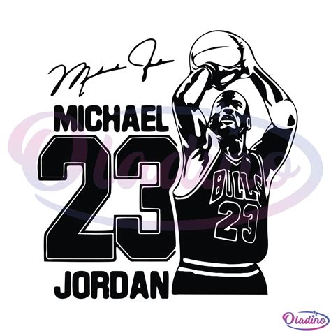 Michael Jordan 23 Basketball Svg Digital File Michael Jordan Svg