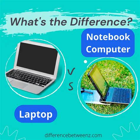 Difference Between Laptop And Notebook Computer Difference Betweenz