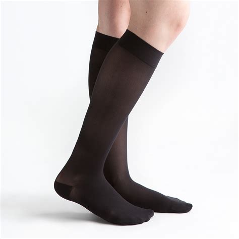 Venactive Womens 20 30 Mmhg Compression Stockings Knee High Sheer Ebay
