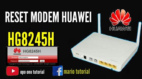 Tekan dan tahan tombol daya sampai lampu layar. Cara Reset modem HUAWEI hg8245h || indihome - YouTube