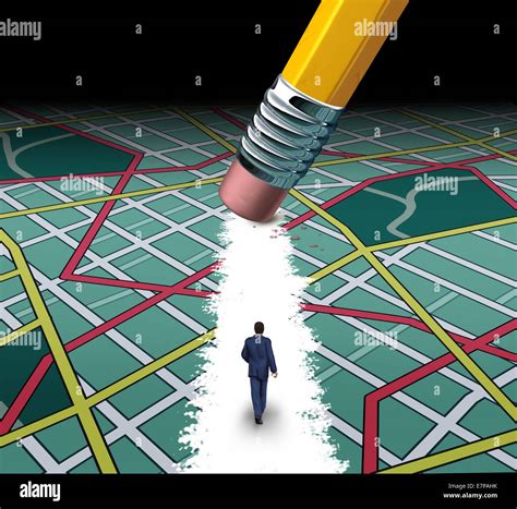 Innovative Path And Road To Success Concept As A Businessman Walking