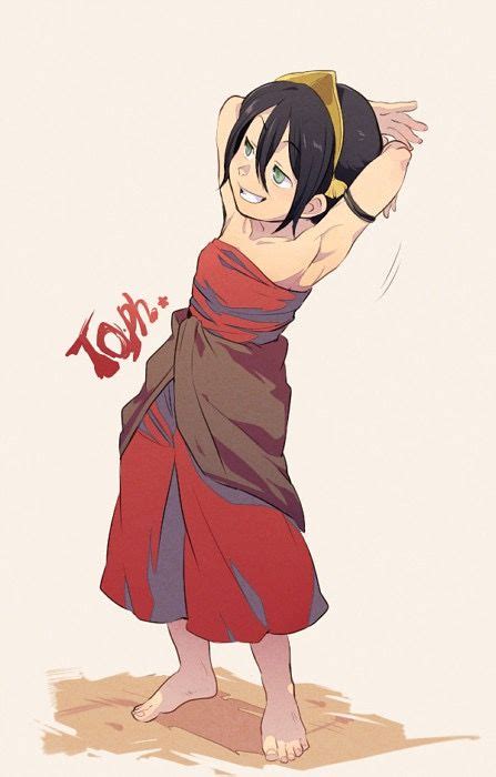 Toph Bei Fong In Fire Nation Clothes Avatar Characters Avatar