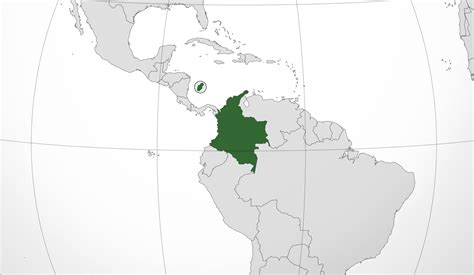 ﻿mapa De Colombia﻿ Donde Está Queda País Encuentra Localización