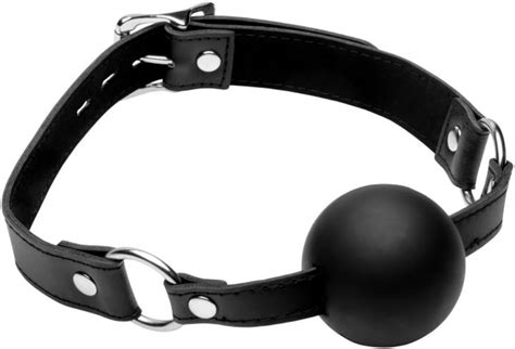 Strict Xr Brands Xl Ball Gag Big Sex Silicone Black Large Adult Mouth