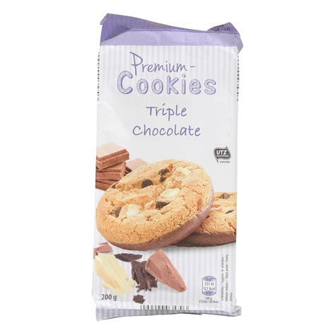 Finest Bakery Premium Cookies Triple Chocolate Aldi Now