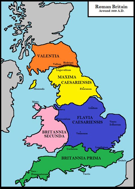 I Made This Map Of Roman Britain Rmaps