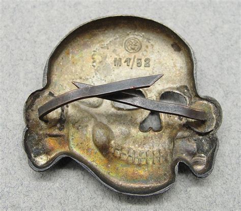 Ss Visor Cap Skull By Rzm M152