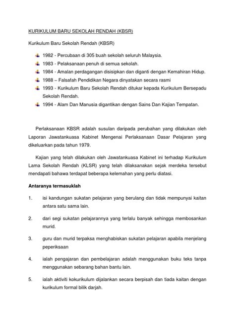 Suatu kurikulum, apakah itu kurikulum pendidikan dasar, pendidikan menengah atau perguruan tinggi, kurikulum sekolah umum, kejuruan, dan. Kurikulum Lama Sekolah Menengah