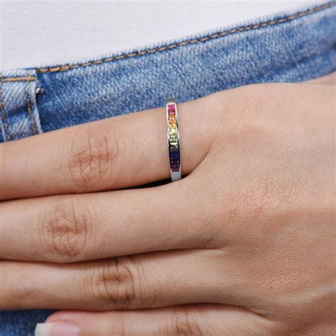 Genderless Unicorn Rainbow Ring 20mm Princess Sapphire Etsy