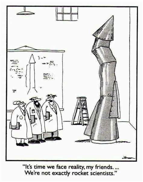 A Cartoon Depicting Two Men In Lab Coats Standing Next To A Giant