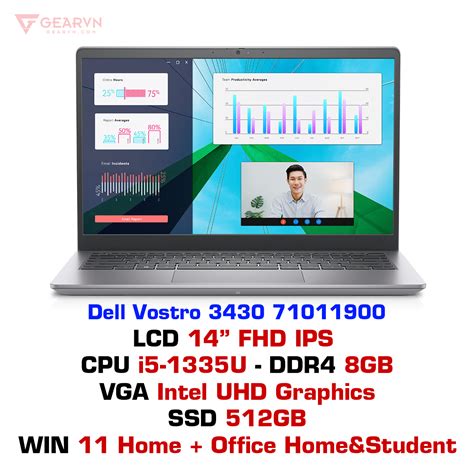 Laptop Dell Vostro 3520 V5i3614w1 Gray Chính Hãng Gearvncom