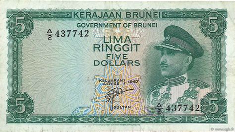 This page features online conversion from malaysian ringgit to new taiwan dollar. 5 Ringgit - 5 Dollars BRUNEI 1967 P.02a b71_0298 Billets