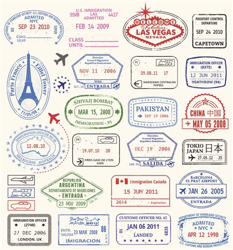 World Travel Passport And Postcard Grunge Stamps Savvy Tokyo