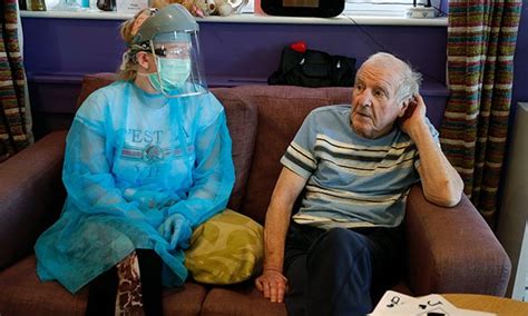 Image Of A Care Home Nurse Wearing Personal Protective