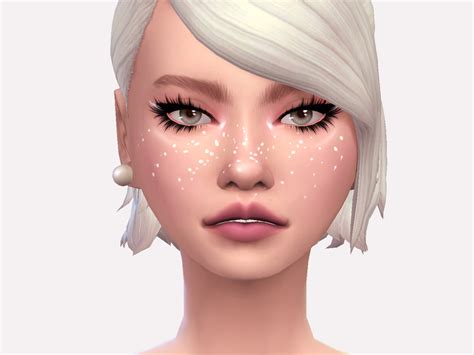 Sims 4 White Freckles Cc
