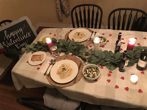 Romantic Date Night In Romantic Dinner Tables Romantic Valentines