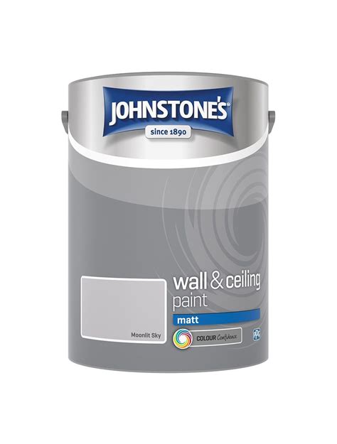 Johnstones Wall And Ceiling Matt Emulsion Paint 5l Moonlit Sky
