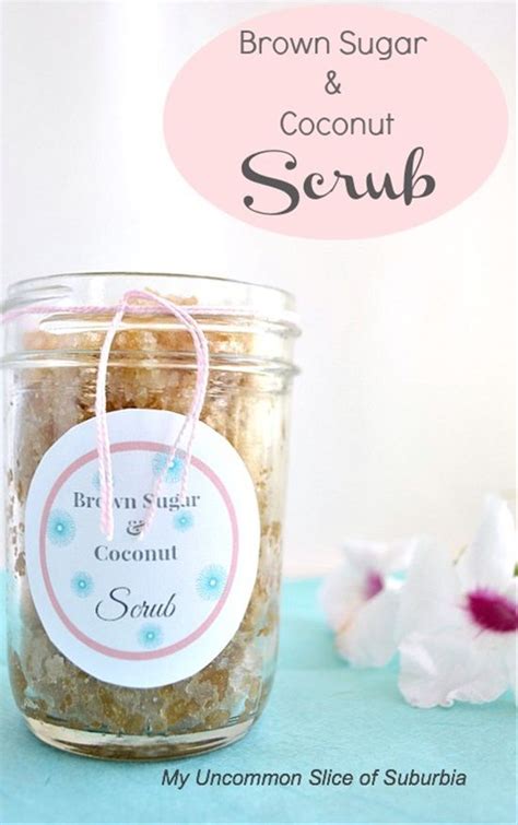 Coconut Oil And Brown Sugar Body Scrub Homemade Scrub