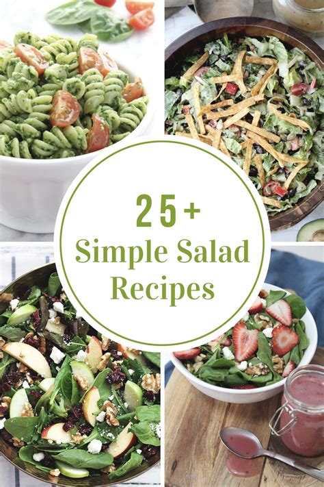Simple Salad Recipes The Idea Room