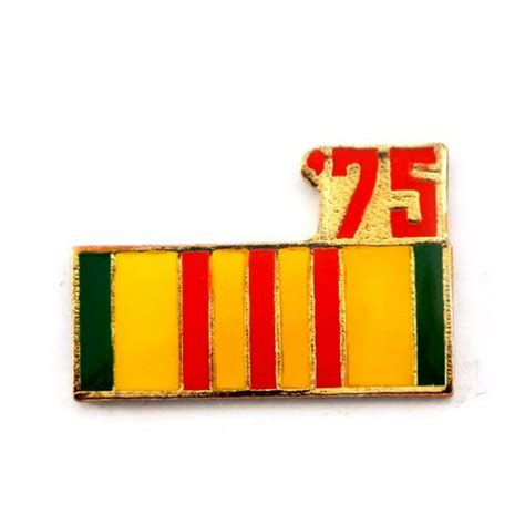 Ppm Brands Vietnam Veteran 1975 Ribbon Lapel Hat Pin Marines Army