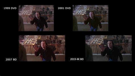 The Shining Home Video Comparison 1999 Dvd 2019 4k Blu Ray R