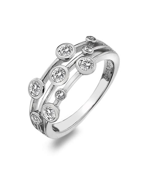 Hot Diamonds Sterling Silver Tender Statement Ring Dr207 Knight Jewellers