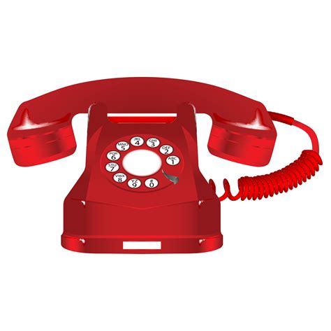 Vintage Red Phone Free Image Download