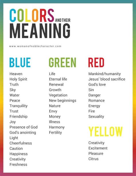 At the uppermost level, this is a color which is associated with higher ideals, wisdom, understanding and enlightenment. Meaning of colors in the bible pdf