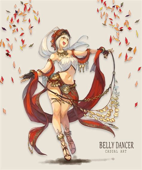 Artstation Belly Dancer Nook D 눅대 Dancers Art Dancer Drawing Anime Dancer