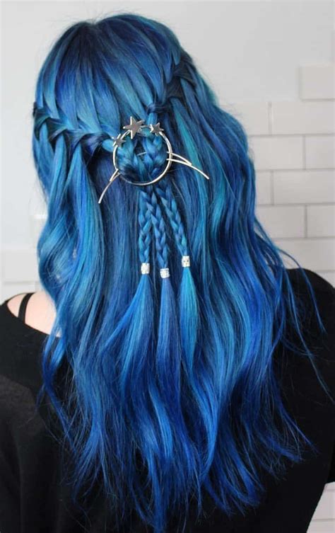 Blue Hair Color Ideas For Women Hairdo Hairstyle Hair Color Blue Hair Styles Blue Hair