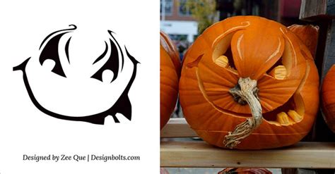 15 Free Printable Scary Halloween Pumpkin Carving Stencils