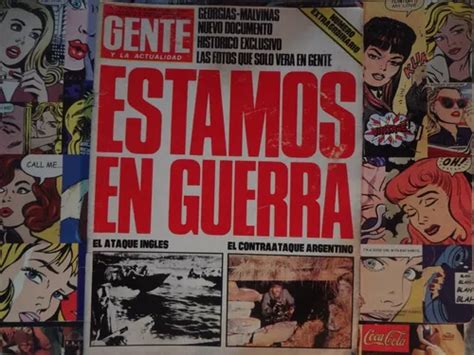 Revista Gente 1982 Guerra De Malvinas Documento Fotografico En Venta En