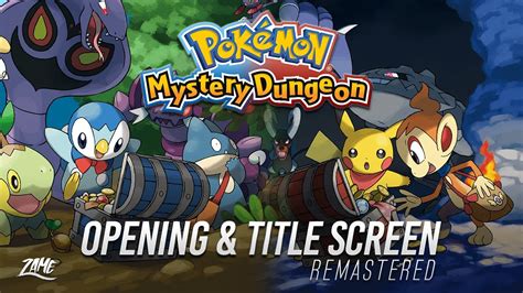 Pokémon Mystery Dungeon Opening And Title Screen Explorers Of Time