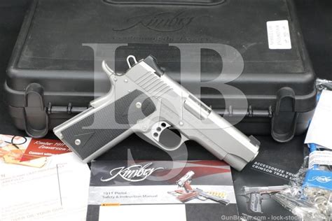 Kimber Model Pro Carry Hd Ii 2 38 Super 4″ Stainless 1911 Semi Auto