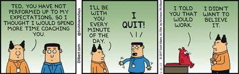 Coaching Ted Dilbert Comic Strip On 2017 01 11 Dilbert By Scott