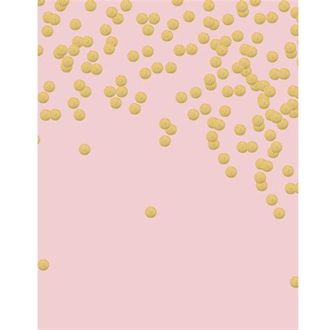 Pink And Gold Glitter Dots Backdrop Backdrop Express