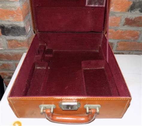 Polaroid Brown Leather Camera Carrying Storage Case Briefcase Vintage 1960s Ebay